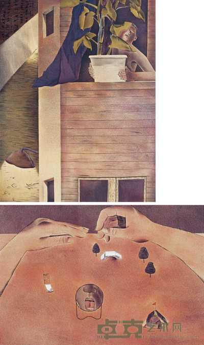 韦嘉 深呼吸 五指山 68×52cm;73×50cm
